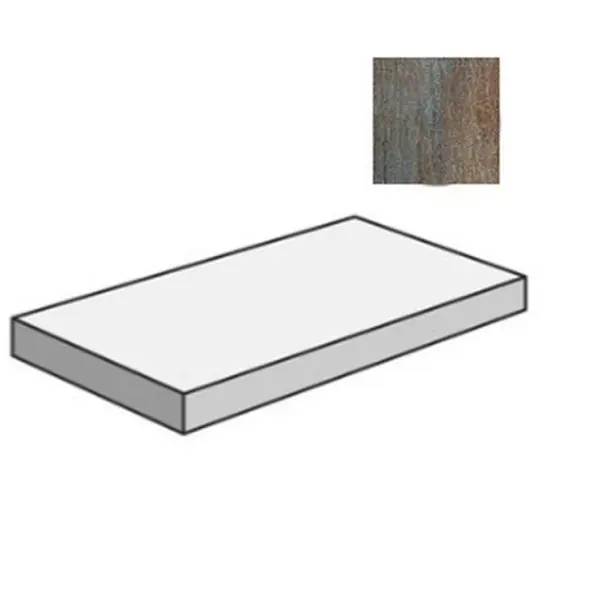 Sant Agostino Dripart CSAGDDBR12 Gradone Angolare Dx Bronze 33x120