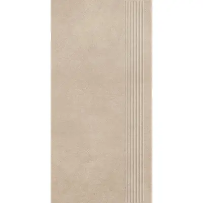 Grupa Paradyz Magnetik Beige Stopnica Prasowana Mat 29,8x59,8