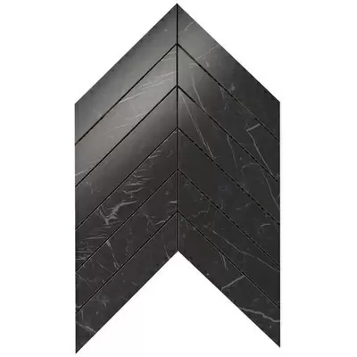 Atlas Concorde Marvel Stone 9SCN Nero Marquina Chevron Wall 30.5x25