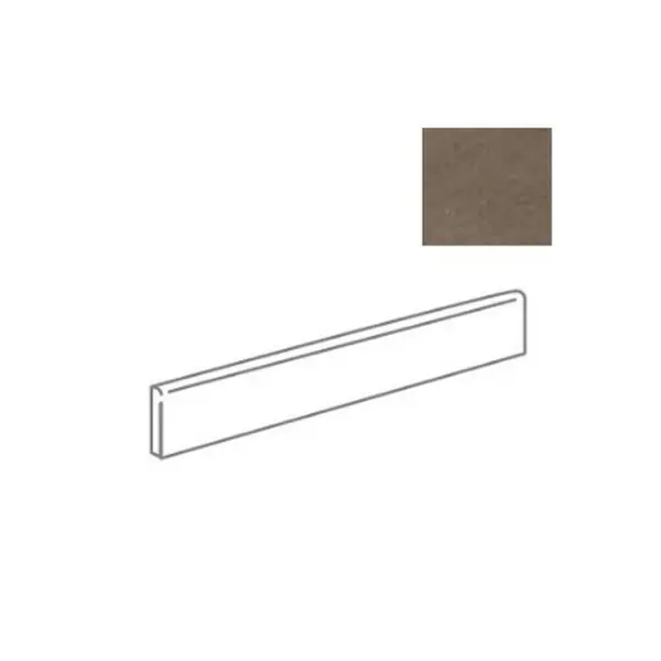 Cerim Ceramiche Easy Life 781368 Mushroom Matte Battiscopa 4,6x120