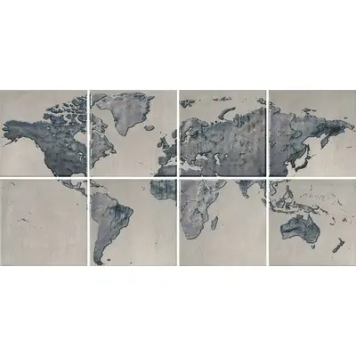 Kerama Marazzi Вокруг Света OS\A249\8x\5285 из 8 частей (20х20) 80x40