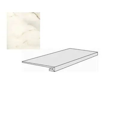 Rex Ceramiche Les Bijoux de Rex 767589 Onyx Blanche Gloss Gradino 33x120