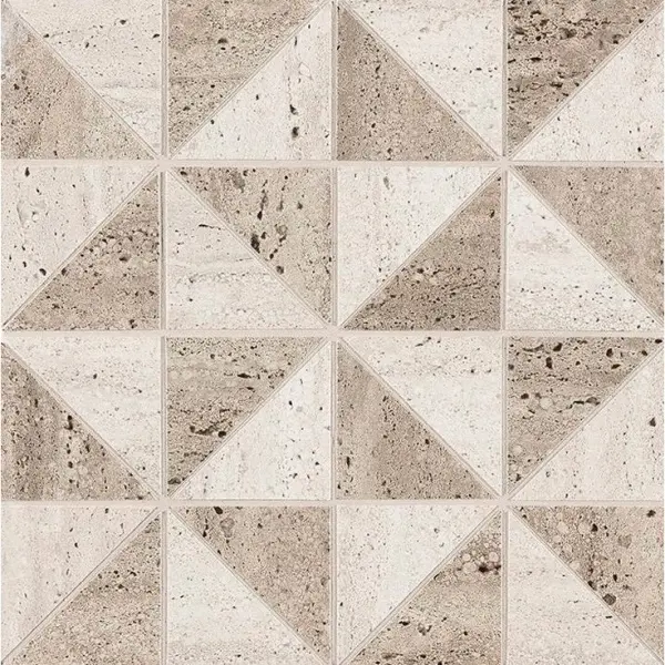 Fap Ceramiche Materia Classica fTQT Tortora Bianco Icon B 30x30 - керамическая плитка и керамогранит