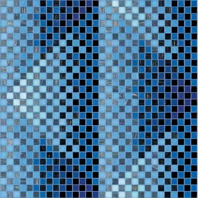 Bisazza Decori 20 06001931VL Pyramid Blue 64.7x64.7