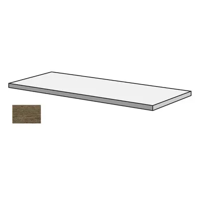 Sichenia Silvis 181695 Noce Angolo Gradino Costa Retta DX 33x120