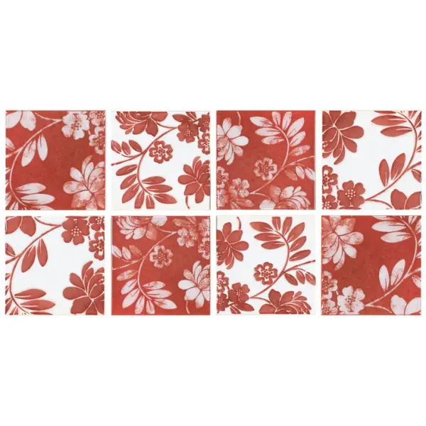 Faetano 50 mo Felci Rosso 10,7x10,7
