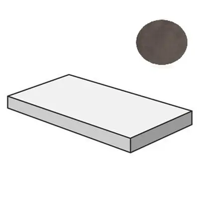 Sant Agostino Sable CSAGASSM12 Gradone Angolare 120 Sx Moka 33x120