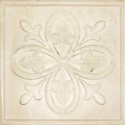 Marmocer Royal 08 Carving Super Ivory Country 14,9x14,9