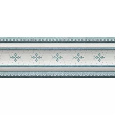 Mayolica Victorian Cenefa 10x28