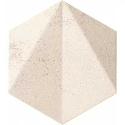 Tubadzin Free Space D Hex White Str 11x12.5