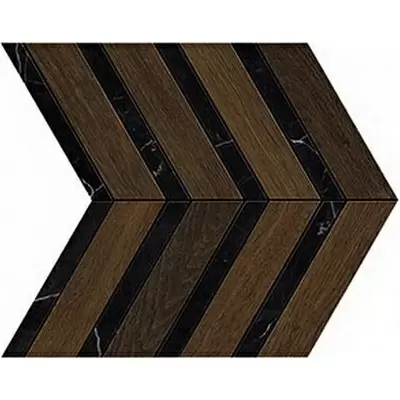 Atlas Concorde Heartwood AOYI Moka Marble Chevron 29.4x28.7
