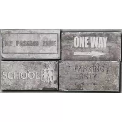 Serenissima Cir New York Road Signs Mix Wall Street 10x20
