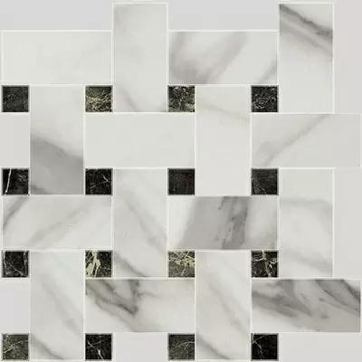Apavisa Marble 8431940321436 Calacatta Pulido Mosaic Mix 29.75x29.75