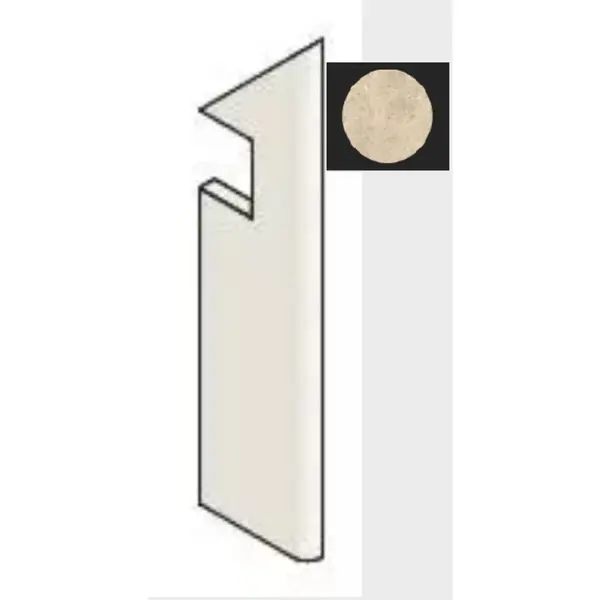 Atlas Concorde Italy Nyra HC57 Ambrosia Battiscopa Sagomato Dx 7,2x30 - керамическая плитка и керамогранит