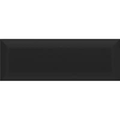 Terracotta Beveled tile TD-BT-GB Graphite Black 10x30