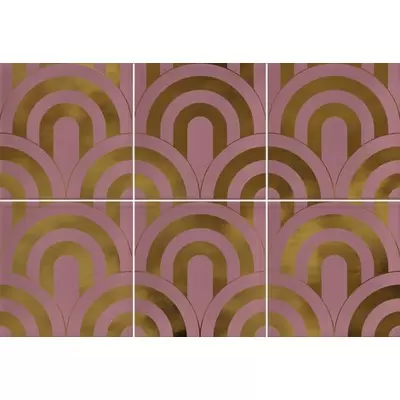 Vives Hanami Takada Marsala Oro 23x33,5