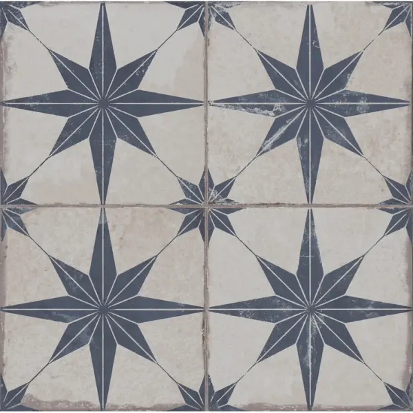Etili Seramik Patchwork Scintilla Saphire Blue Pre-Cut 45x45