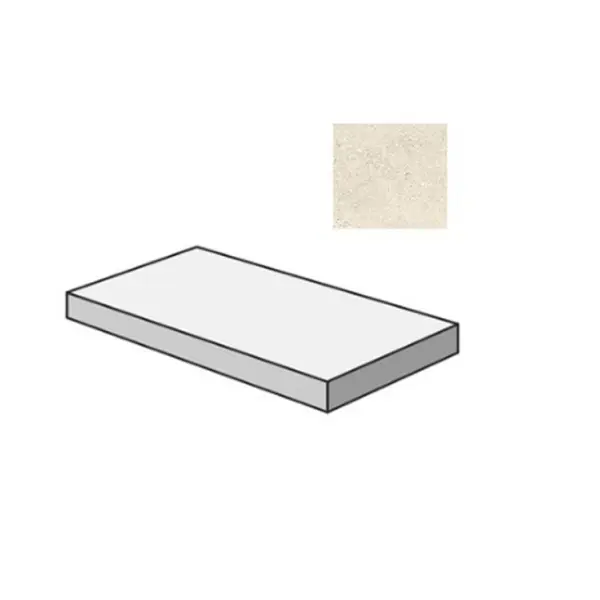 Sant Agostino Duo CSAGSDBD12 Gradone Angolare Sx Desert 33x120