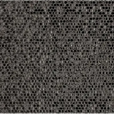 Mutina Phenomenon TYPHBS06 Honeycomb B Nero Glossy 30x30