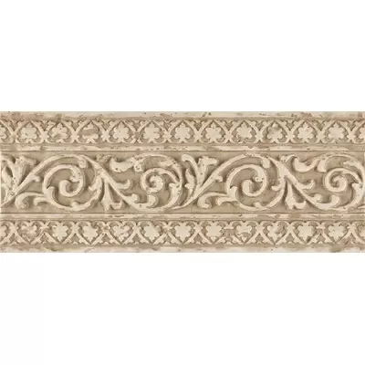 Saloni Ceramica Tivoli ZM8620 Listelo Blason Crema 12x31