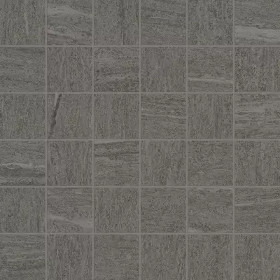 Monocibec Ceramiche Crest 82133 Smokey Mosaico 4.7x4.7 Su Rete 30x30