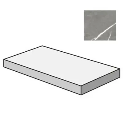 Atlas Concorde Russia Forte Dei Marmi 620070002433 Elegant Grey Scal Ang SX Rett 33x80