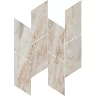 Flaviker PI.SA Supreme Treasure PF60008894 Mosaic Twist Luminous Everose Lux 30x30