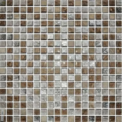 Orro Mosaic Glasstone Коричнево Серая 30x30