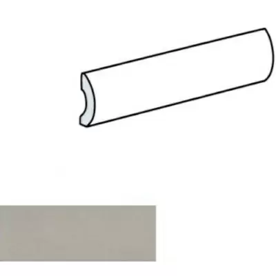Equipe Village 25671 Pencil Bullnose Silver Mist 3x20
