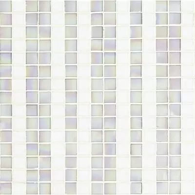 Bisazza Decori 20 06004186VL Righe Bianche 32.2x32.2