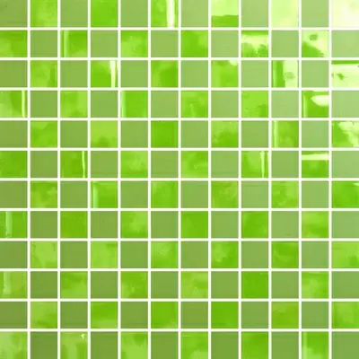 Settecento The Wall 100931 Highlights Verde Kiwi Su Rete 2.2x2.2 28,6x28,6