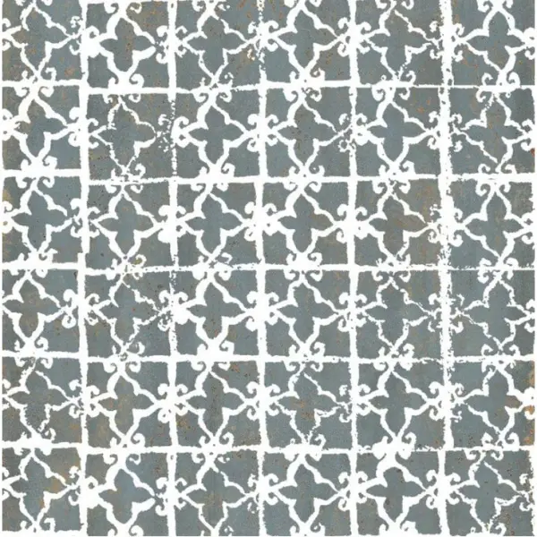 ABK Poetry Decor 0010666 Stamp Paint Verdigris Nat 20x20 - керамическая плитка и керамогранит