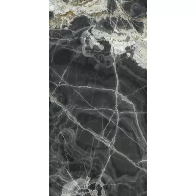 Ariostea Ultra Onici Onice Nero Luc Shiny 150x300