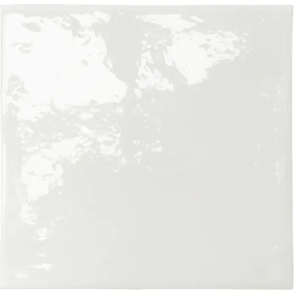 Harmony Drip by Stone Designs 44022 White Plain 13,2x13,2 - керамическая плитка и керамогранит