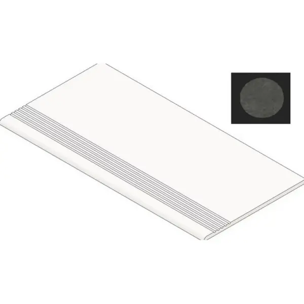 Atlas Concorde Italy Nyra HC4W Charcoal Gradino 60 30x60 - керамическая плитка и керамогранит
