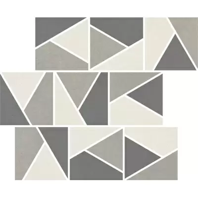 Impronta italgraniti Nuances NU00MTGF3 Mosaico Triangoli Mix Freddo 3 Strideup 30x30