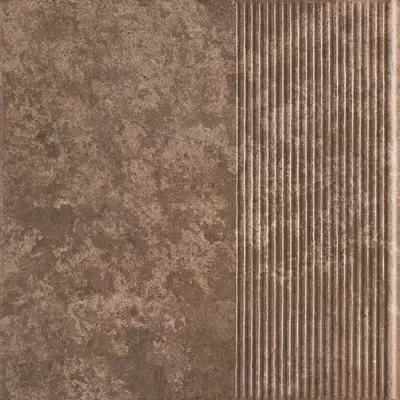 Grupa Paradyz Ilario Brown Stair Tread 30x30