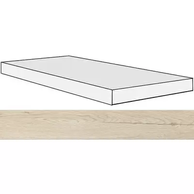 Rex Ceramiche Planches 756112 Amande Angolo Gradino DX/SX 40x120