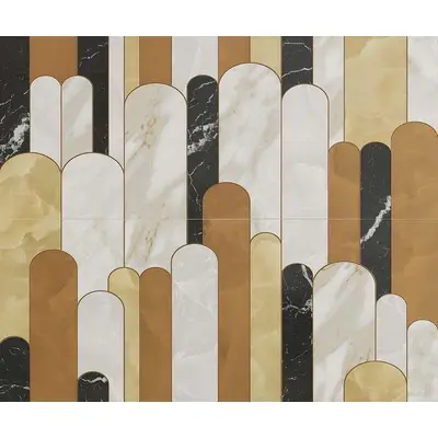 Fap Ceramiche Roma Gold fQMV Archs Inserto Mix 2 100x120 - керамическая плитка и керамогранит