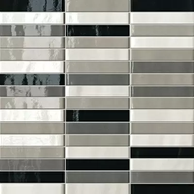 Fap Ceramiche Manhattan fKIU Tratti Grigi Mosaico 30x30