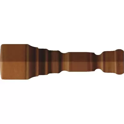 Ceramiche Grazia Epoque TEAD7 Angoli Terminale Deco Caramel Craquele 2x12
