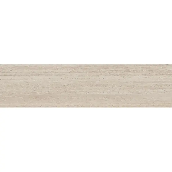 Kerama Marazzi Про Травертин KM6012G0591RGCF Фронтальная клееная бежевый светлый матовый обрезной 33x119,5 - керамическая плитка и керамогранит