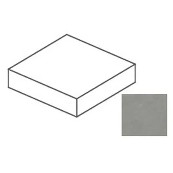 Impronta italgraniti I Cementi FL06L682AA Grey Elemento L Angolare 20mm 60x60x6,5