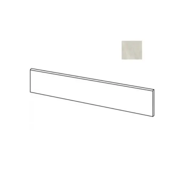 Sant Agostino Bergstone CSABBEPE90 Battiscopa 90 Pearl 7,3x90