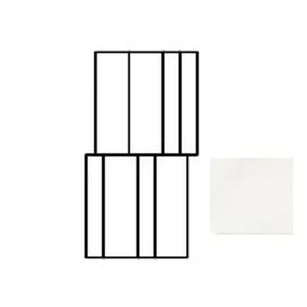 La Fabbrica Ceramiche Noble Stone 199121 Muretto White Nat Ret 30x60