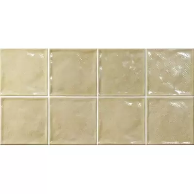 El Barco Glamour Chic Decorado Beige 15x15