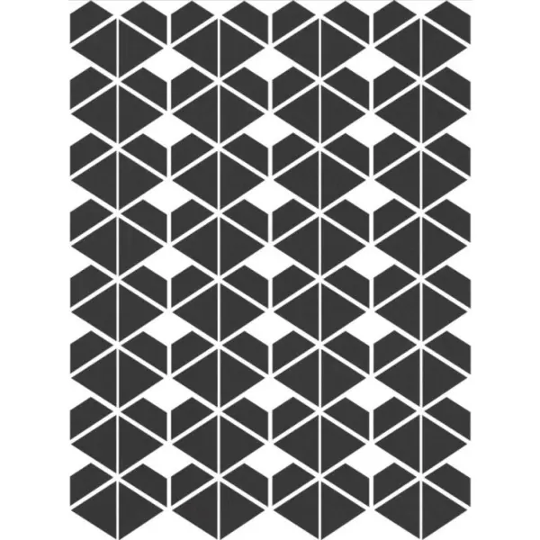 Living Ceramics Cava LV11923 Black D 22,8x27,1 - керамическая плитка и керамогранит