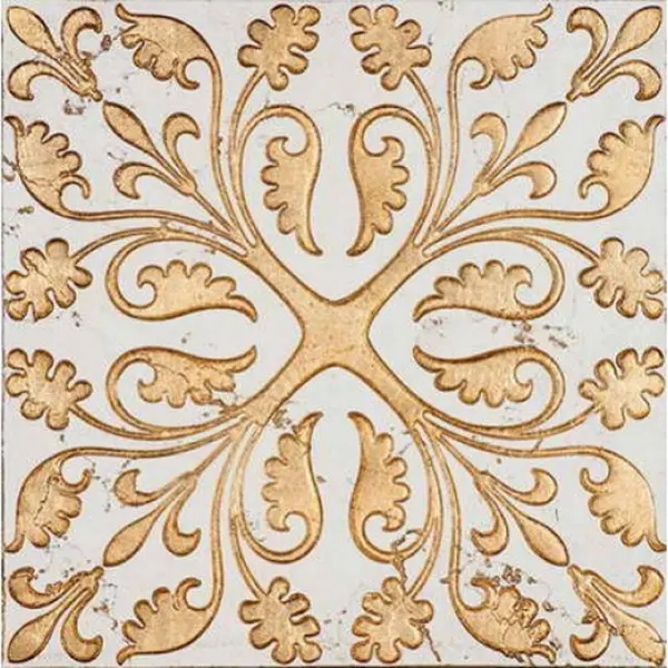 Petra Antiqua Exlusive Rossini Fondo Biancone/Decoro Gold 30,5x30,5