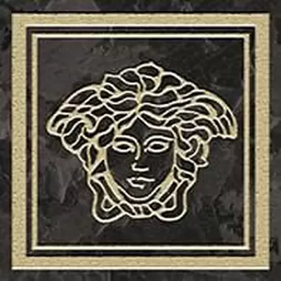 Versace Meteorite 47300 Firma Medusa Lappato Nero/Oro 9,8x9,8