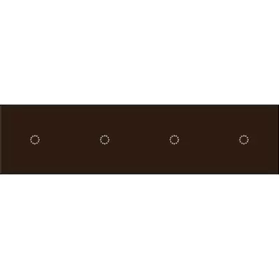 La Diva Maria Rettangolo Liscia 4 Magnete Caffe L 20x80